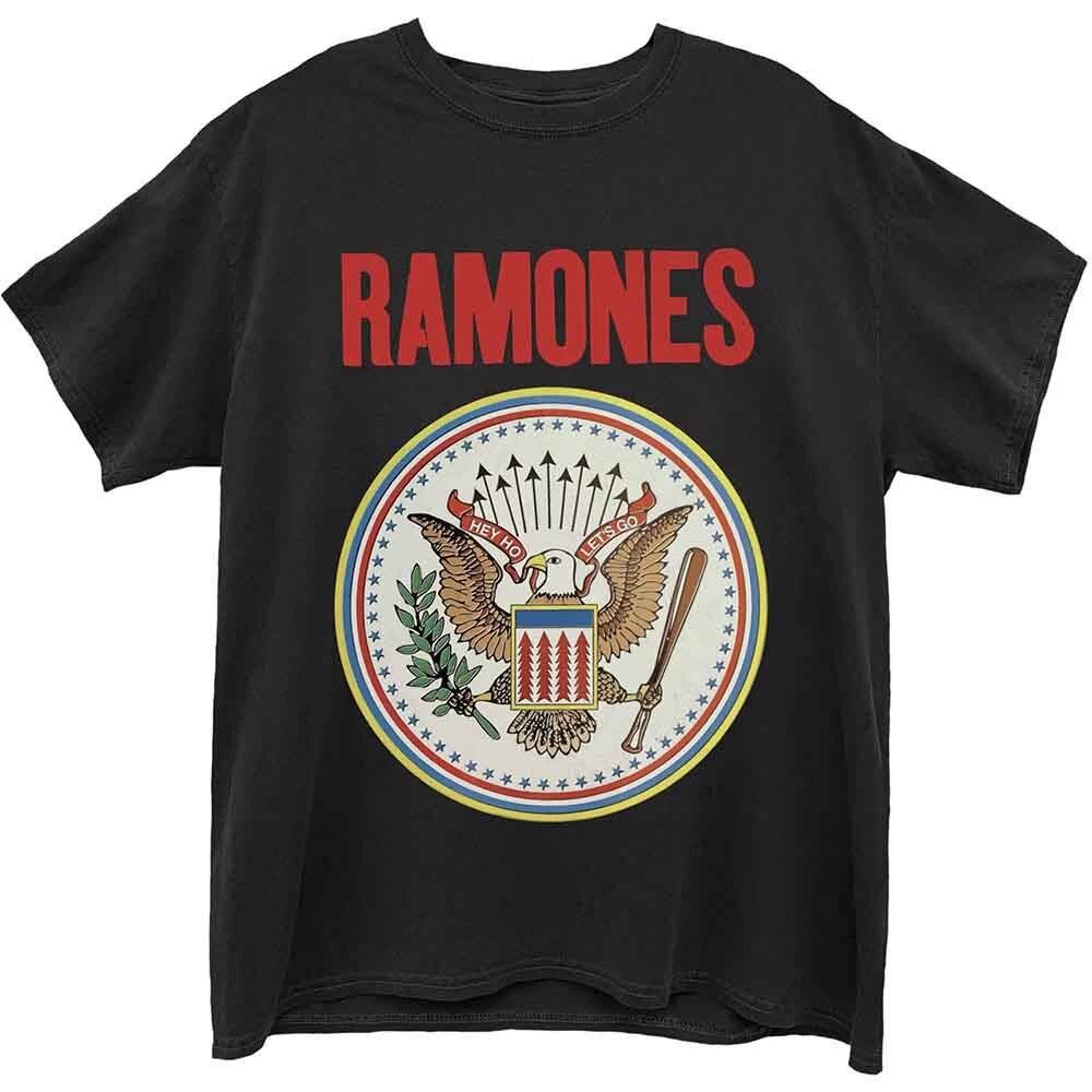 Ramones Unisex Tee: Full Colour Seal - Medium - Black M