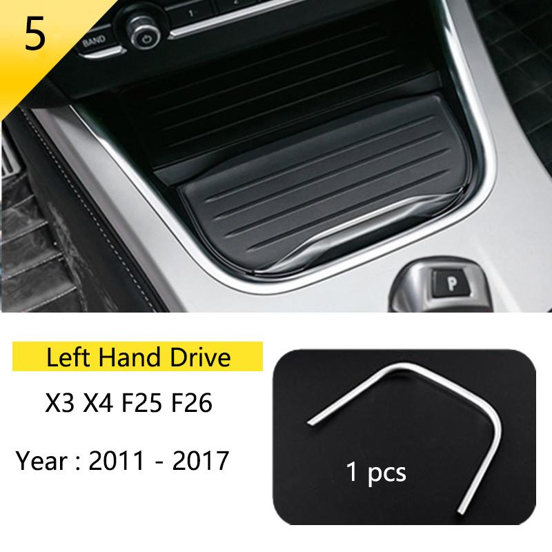 BBJS7 Accessories for BMW X3 X4 F25 F26 Car Inner Gearshift Air Conditioning CD Panel Door Armrest Cover Trim Decorative Car Stickers