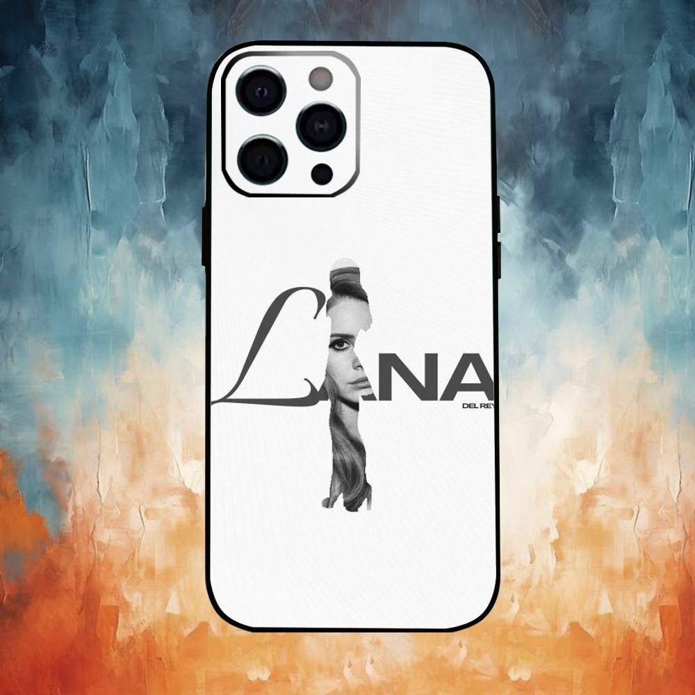 Aktorka Piosenkarka Lana Del R-Rey Etui na Telefon Dla iPhone 17,16,15,14,13,12,11 Plus,Pro Max,Miękki Silikon Czarna Pokrywa