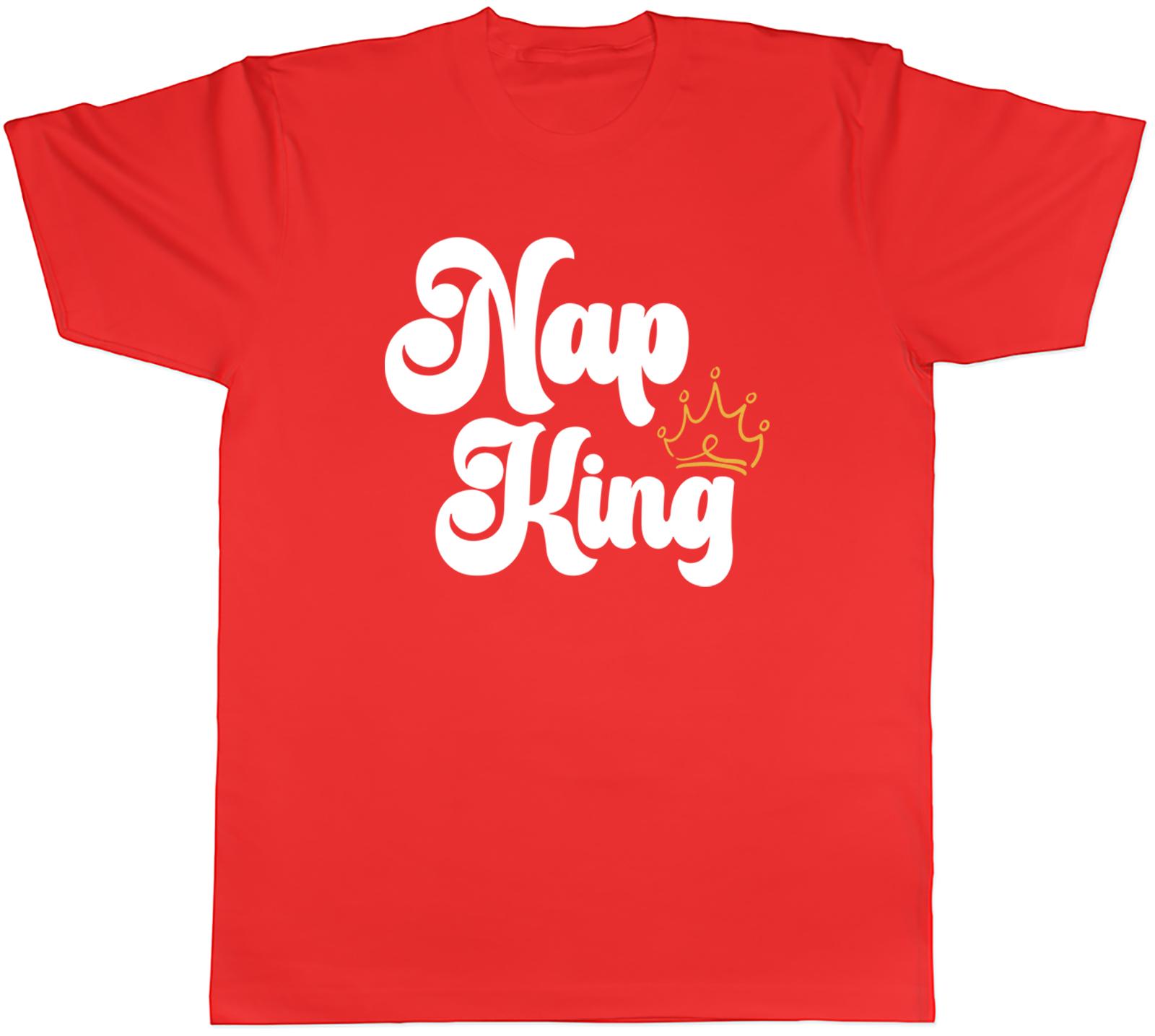 Nap King Unisexs TShirt Funny Napping Resting Sleeping Day Tee Gift S