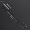304 Stainless Steel & Nylon Straw Brush - Silicone Brush for Cleaning Children's Bottles & Medical Equipment
