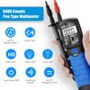 Pen Type Digital Multimeter BTMETER BT-38C AC DC 600V High Voltage Tester 60M Ohm Resistance Capacitance Diode Test Continuity Alarm Backlit LCD Lamp
