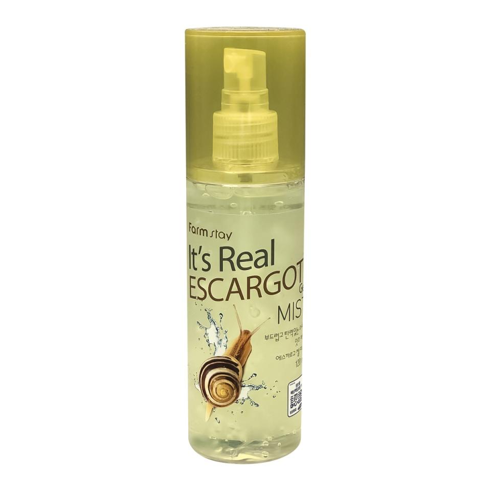 

Увлажняющий мист-гель с муцином улитки FarmStay It s Real Escargot Gel Mist 120мл