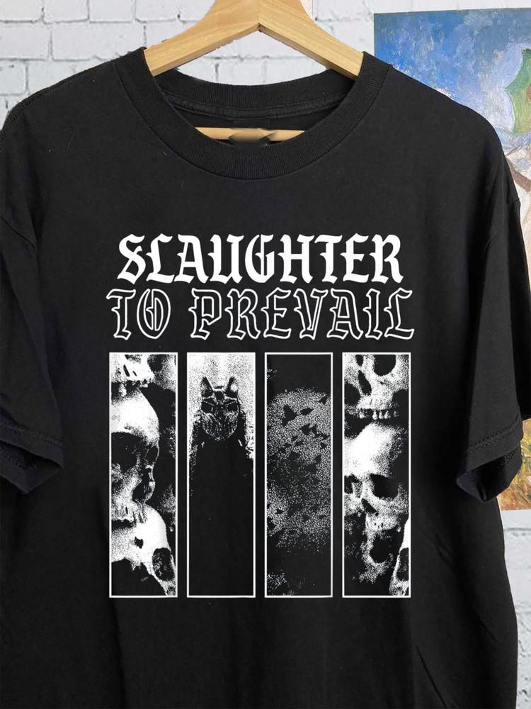Футболка с логотипом группы Slaughter to Prevail Все размеры от S до 5XL AR1534 Унисекс футболка XXL