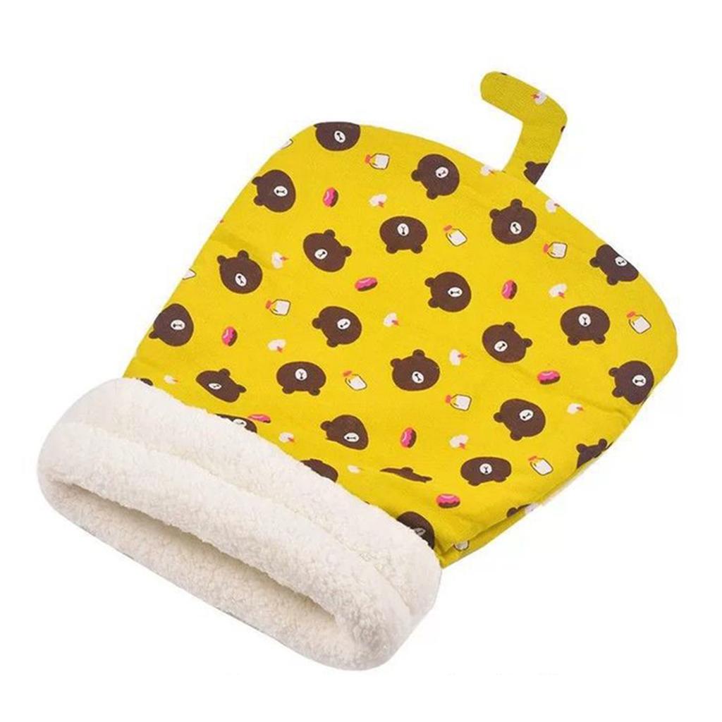 Winter Cat Sleeping Bag 360° Warm Semienclosed Soft Plush Large Cat Sack Cat Bed For Winter Autumn