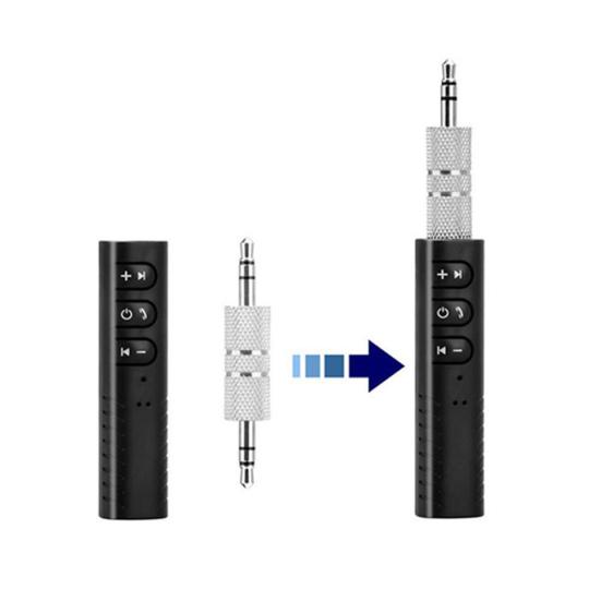 3.5mm AUX Bluetooth-compatible Audio Receiver Adapter for PC Laptop Car Speaker Headset