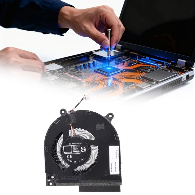 CPU GPU Cooling Fan Notebook Cooling Metal Heat Dissipation Fan for 16-R 12V MG75091V1-C180-S9A Laptop Notebook