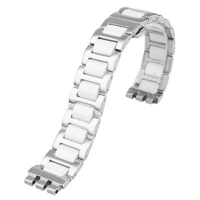 ZHUOLEI Ersatz-Uhrenarmband für 17mm und 19mm Edelstahl Swatch,