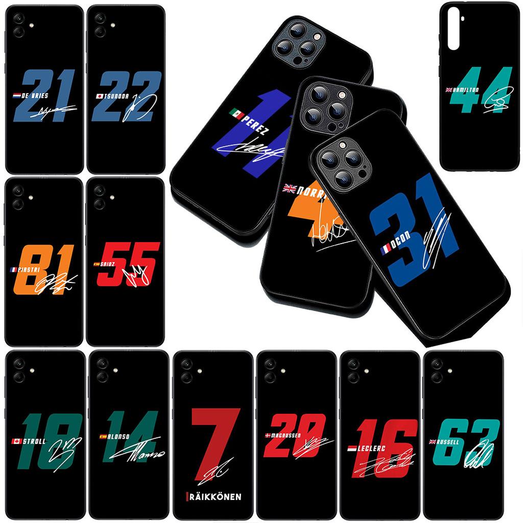 For Samsung Galaxy S20 S22 S21 FE Ultra Plus A07 A17 A15 A16 A25 A57 A37 Case Formulas No 44 63 23 22 16 55 1 F1s Number Racing