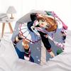 1pc Anime Character with Cherry Blossoms Umbrella with Plastic Handle,Suitable for All Seasons Home Travel Outdoor UmbrellaM938
