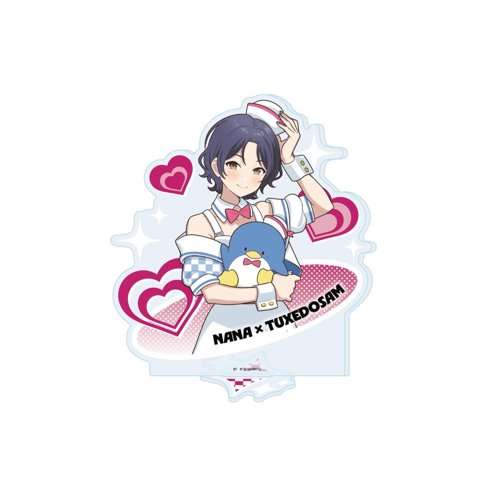 Girls Band Cry x Персонажи Sanrio 07 Нана x Такседо Сэм [Иллюстрация-коллаборация] Акриловый стенд