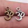 Om Lotus Charms Sports Pendants For Spiritual Yoga Themed Jewelry