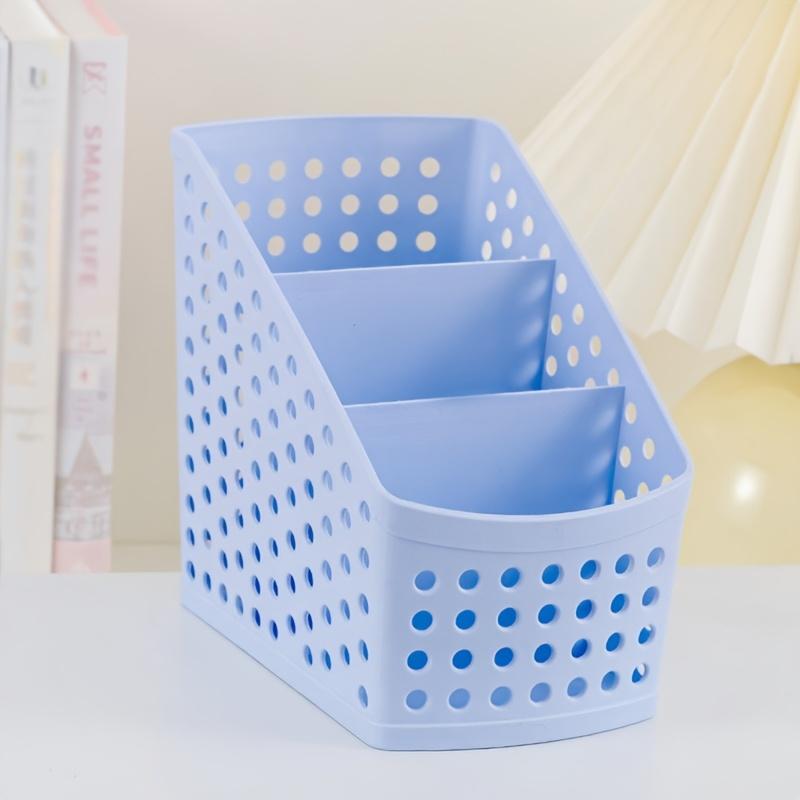 1pc School Stationery Makeup Organizer Desktop Storage Box Container for Cosmetics Jewelry Stationery Plastic Desktop Organizer