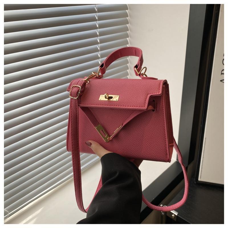 Popular Solid Color Women's Bags Hundred Crossbody Bags Premium Sense Handbags Female