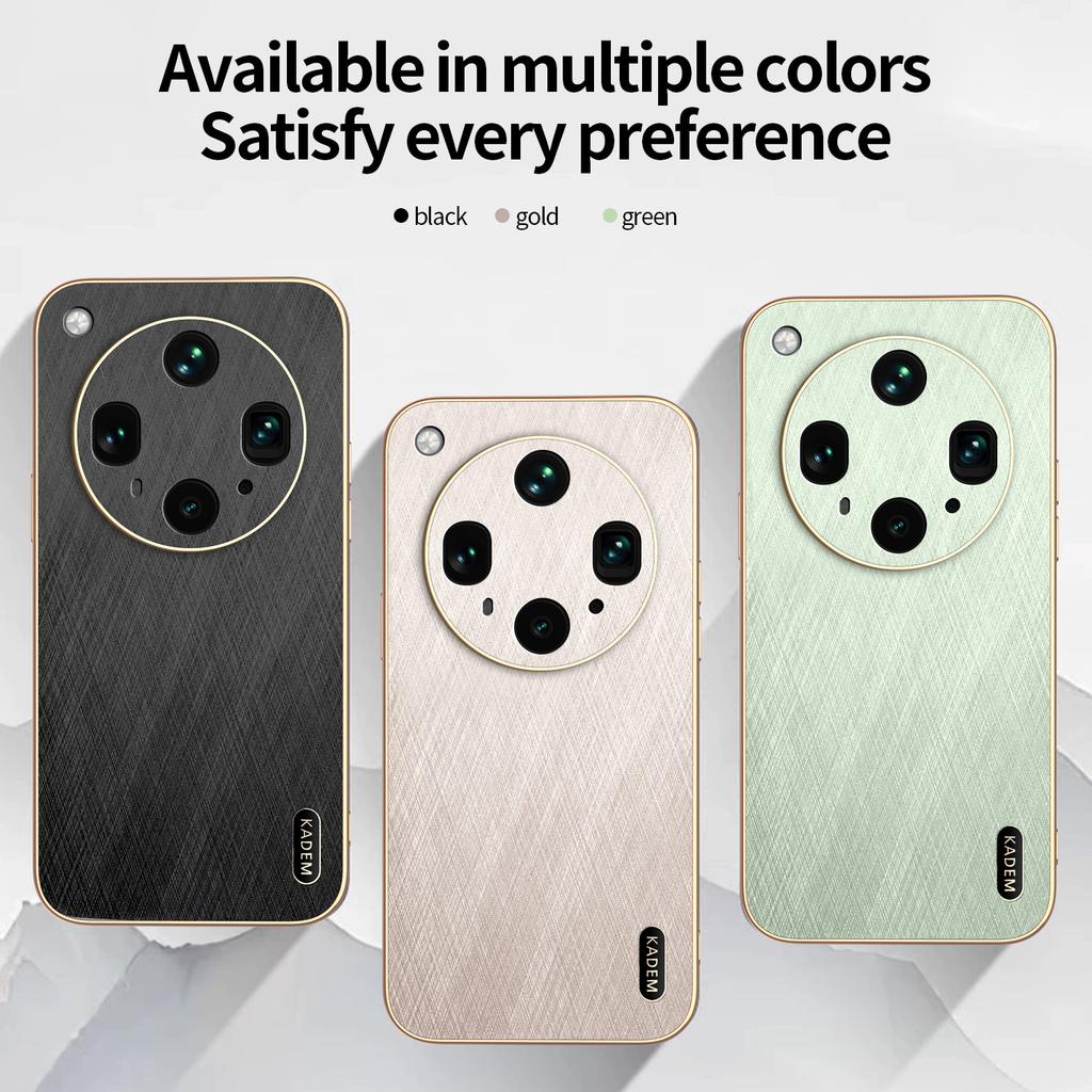 For Oppo Find X8 Ultra Pro X8s X8s+ Phone Case Luxury Brushed Leather Electroplated Bumper Soft TPU Cover