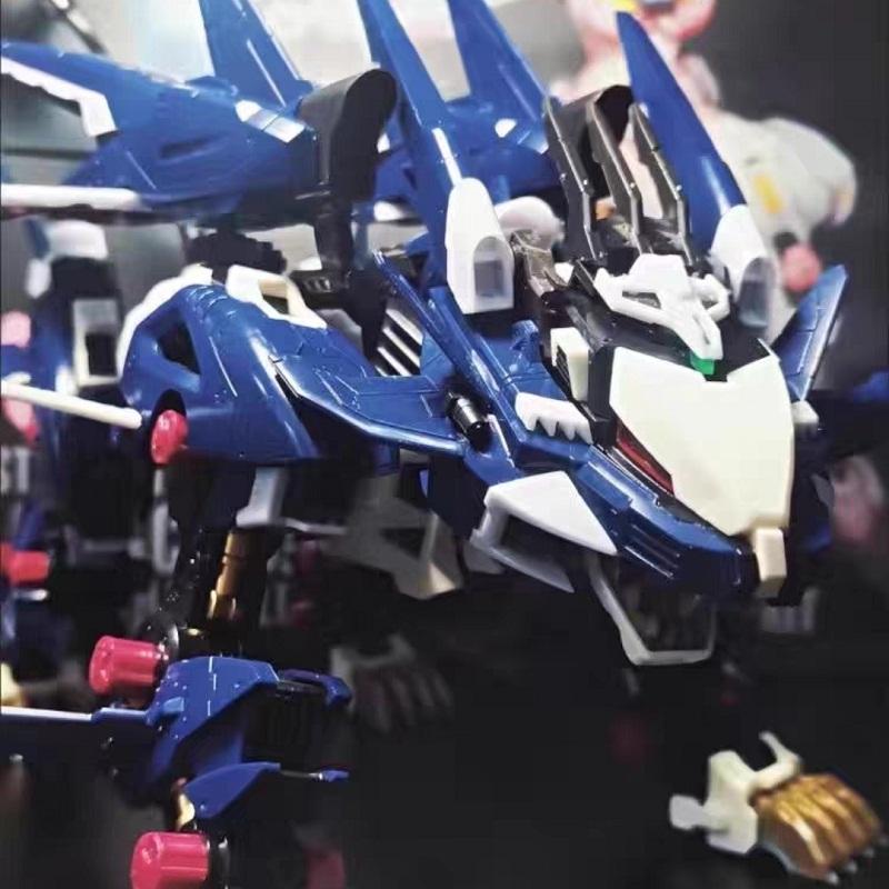 BT Building Blocks RZ-041 Blue Liger Zero Jager 1:72 Scale Full Action Plastic Kit Assemble Model Christmas Gifts For Children