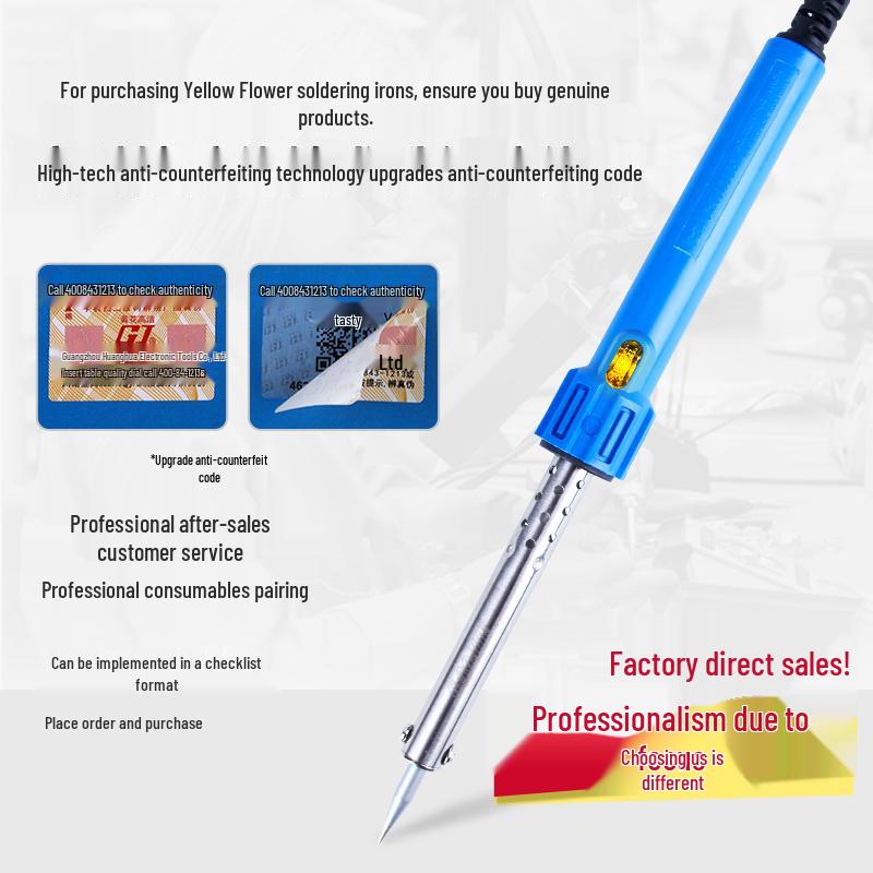 Temperature-Controlled Electric Soldering Iron for Students: 60W, 50W, 30W, Perfect for Home Appliance Repair and Welding