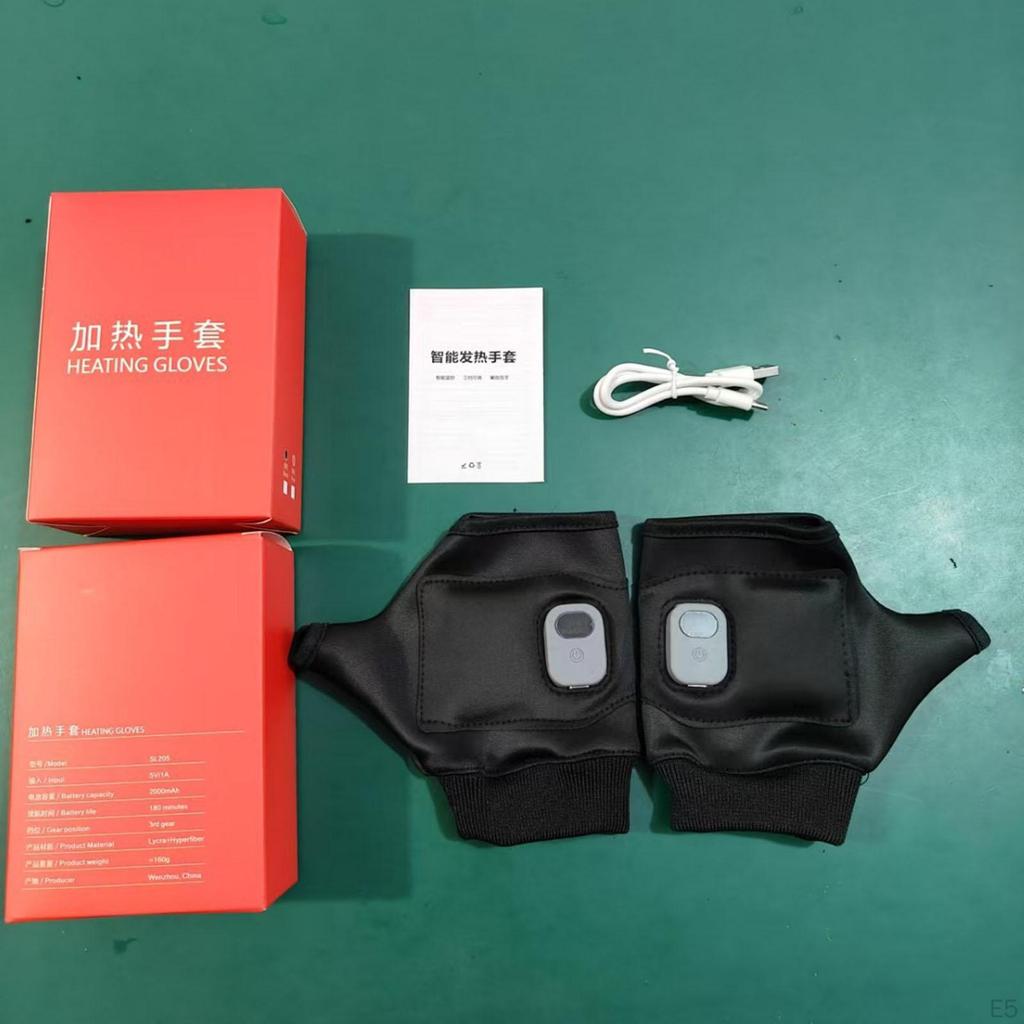 Heated Gloves Electric Heating Hand Warmer for Outdoor Cycling Camping