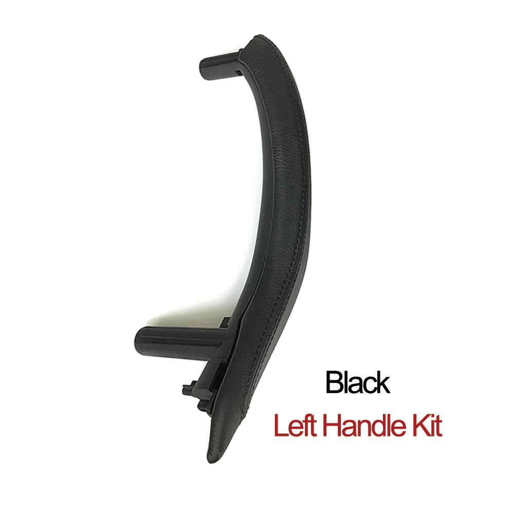 Upgraded Left Right Interior Door Handle Assembly with Outer Leather Cover For BMW X5 X6 F15 F16