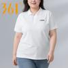 361 Sports Short-Sleeved Women's Large Size 2026 New Summer Quick-Drying Lapel Polo Shirt Loose Casual T-Shirt Top