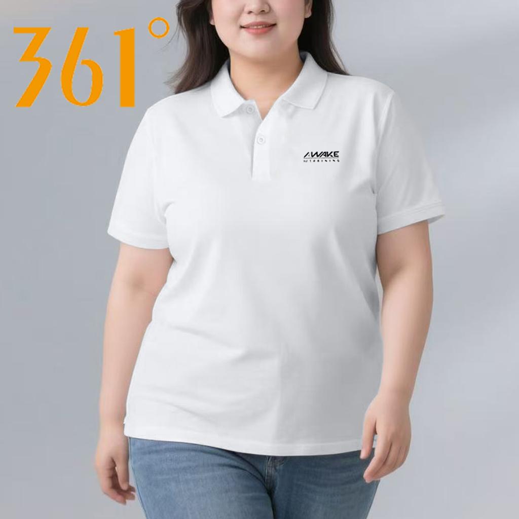 361 Sports Short-Sleeved Women's Large Size 2026 New Summer Quick-Drying Lapel Polo Shirt Loose Casual T-Shirt Top