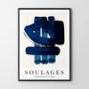 Poster Abstraction Soulages