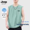 JEEP SPIRIT Herren Ärmelloses Weste T-Shirt aus Eis Seide