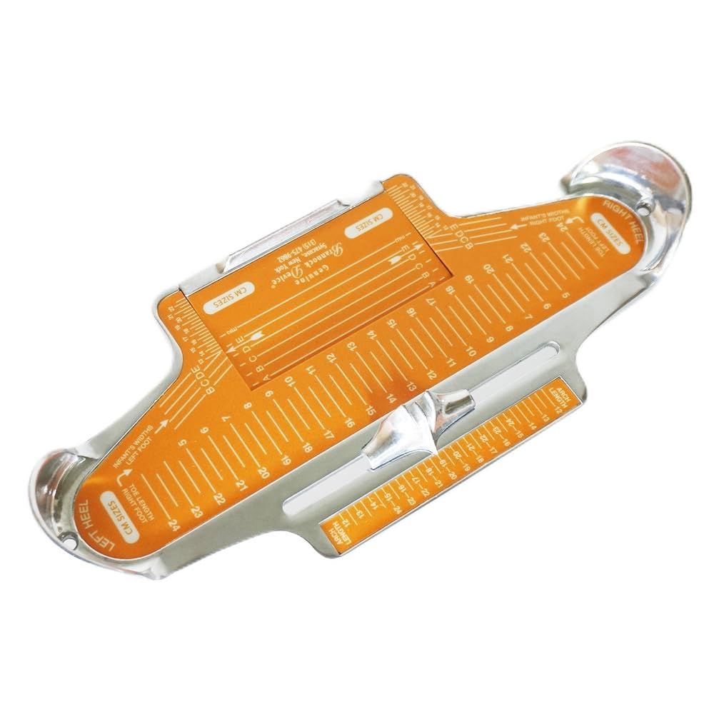 

The Centimeter Device provides a shoe size in cm sizes Brannock Device [item]