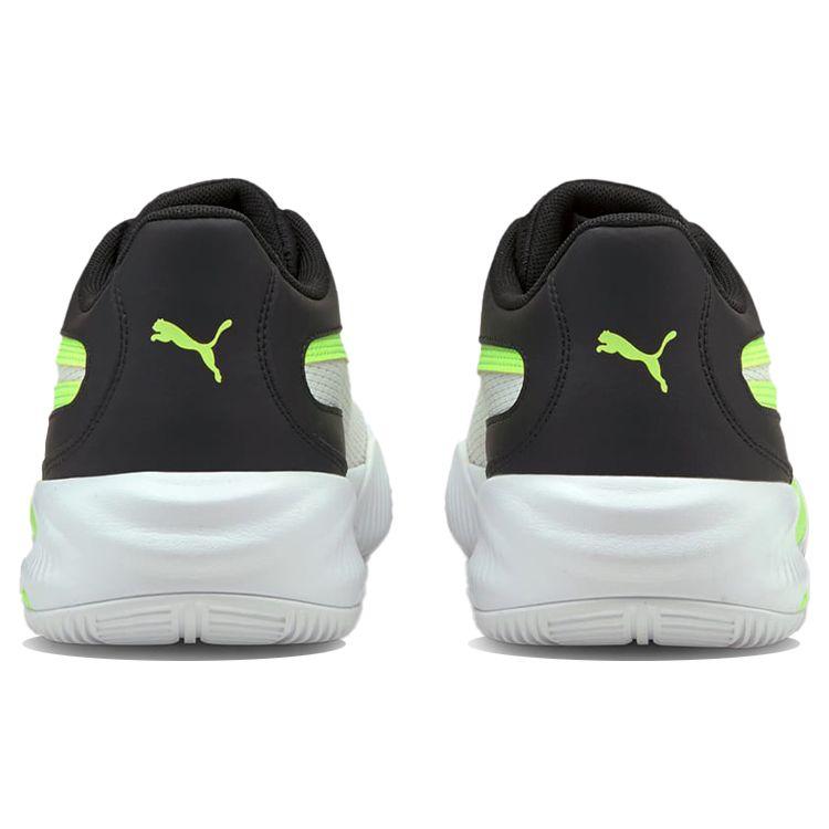 Puma Triple Basketball White Green Glare Men Sneakers 195217-10