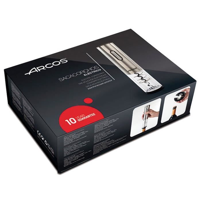 Tire Bouchon Electrique - ARCOS - Ouvre Bouteille Automatique - Gris - Contemporain - Design