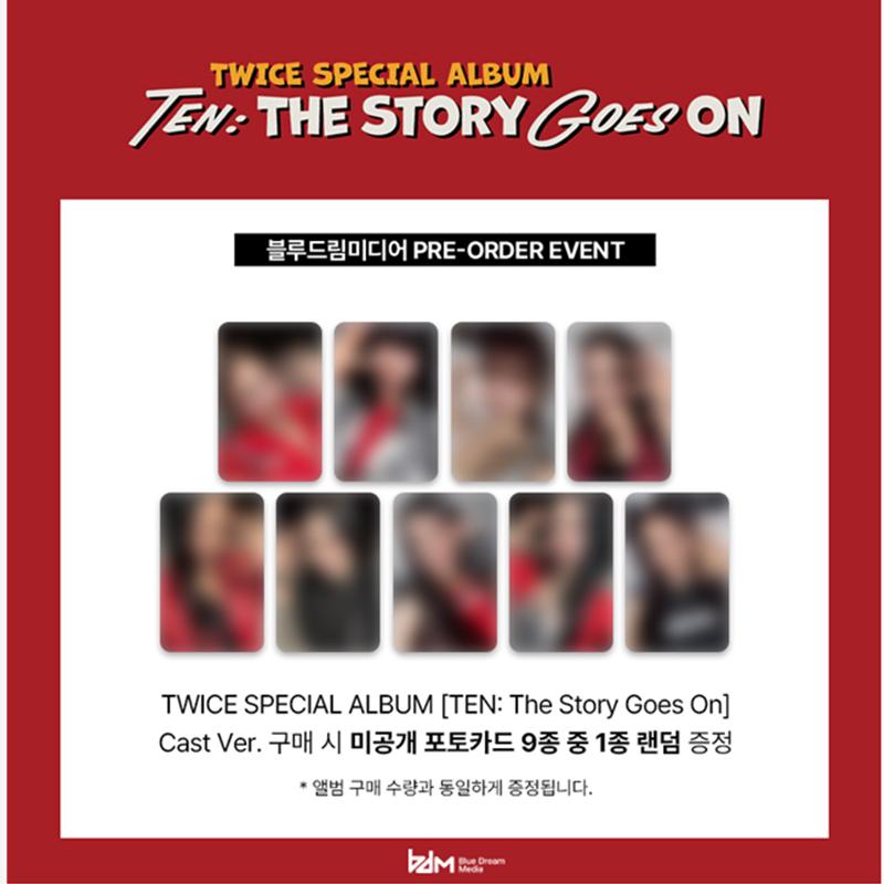 Twice SPECIAL ALBUM - [TEN: The Story Goes On] Cast Ver. (+Online Benefit)