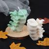 1pc Spine Candle Mold for Halloween Decor Premium Scented Candles 3D Broken Shell Egg Candle Silicon Mould Human Vertebrae Mold