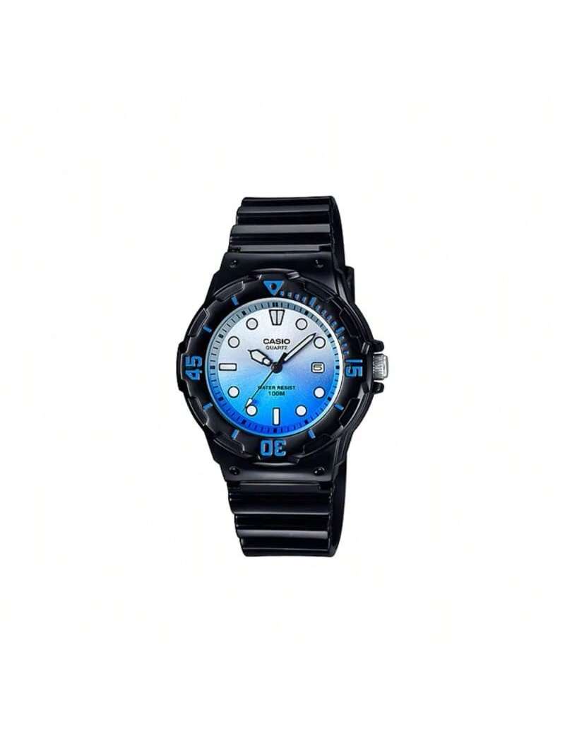 

Мужские кварцевые спортивные часы Casio - Сине-белый циферблат с отображением даты (Модель LRW-200H-2E), Смоляной корпус синий/белый