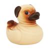Pug Rubber Duck Bath Toy Duck Collectable Funny Dog Duck Kids Bath Accessory for Home Bathtub Pool Baby Shower Cruising Vacation Gift