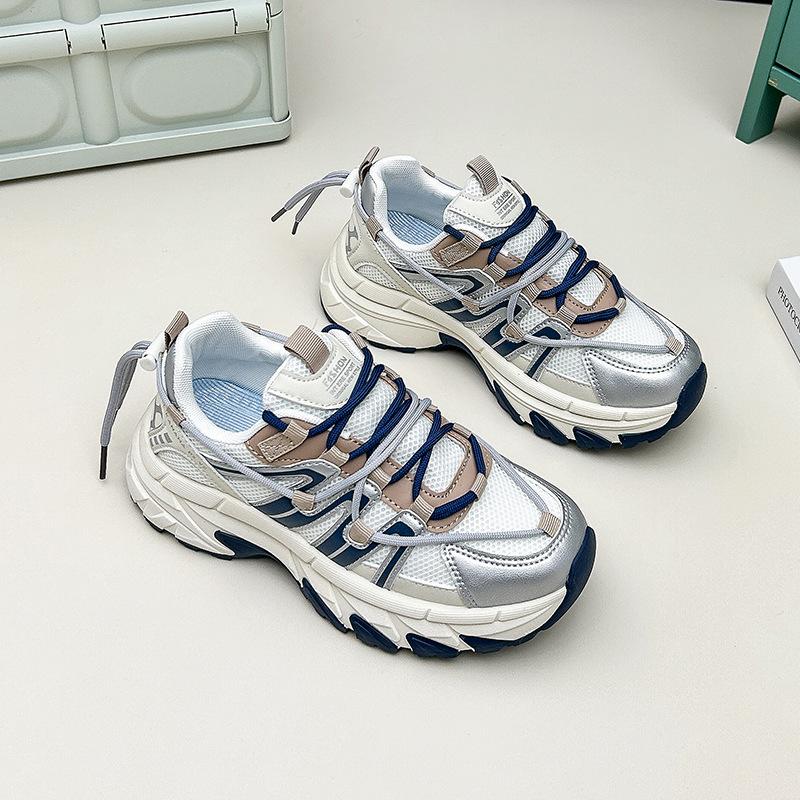 

INS корейский стиль платформа папы обувь осень новые дышащие студенческие кроссовки увеличенный досуг уличный снимок Cj105 40