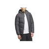 Adidas Unitefit Sports Lifestyle Series Hooded Versatile Comfortable Down Jacket Unisex Outerwear Dark-Gray JW6733
