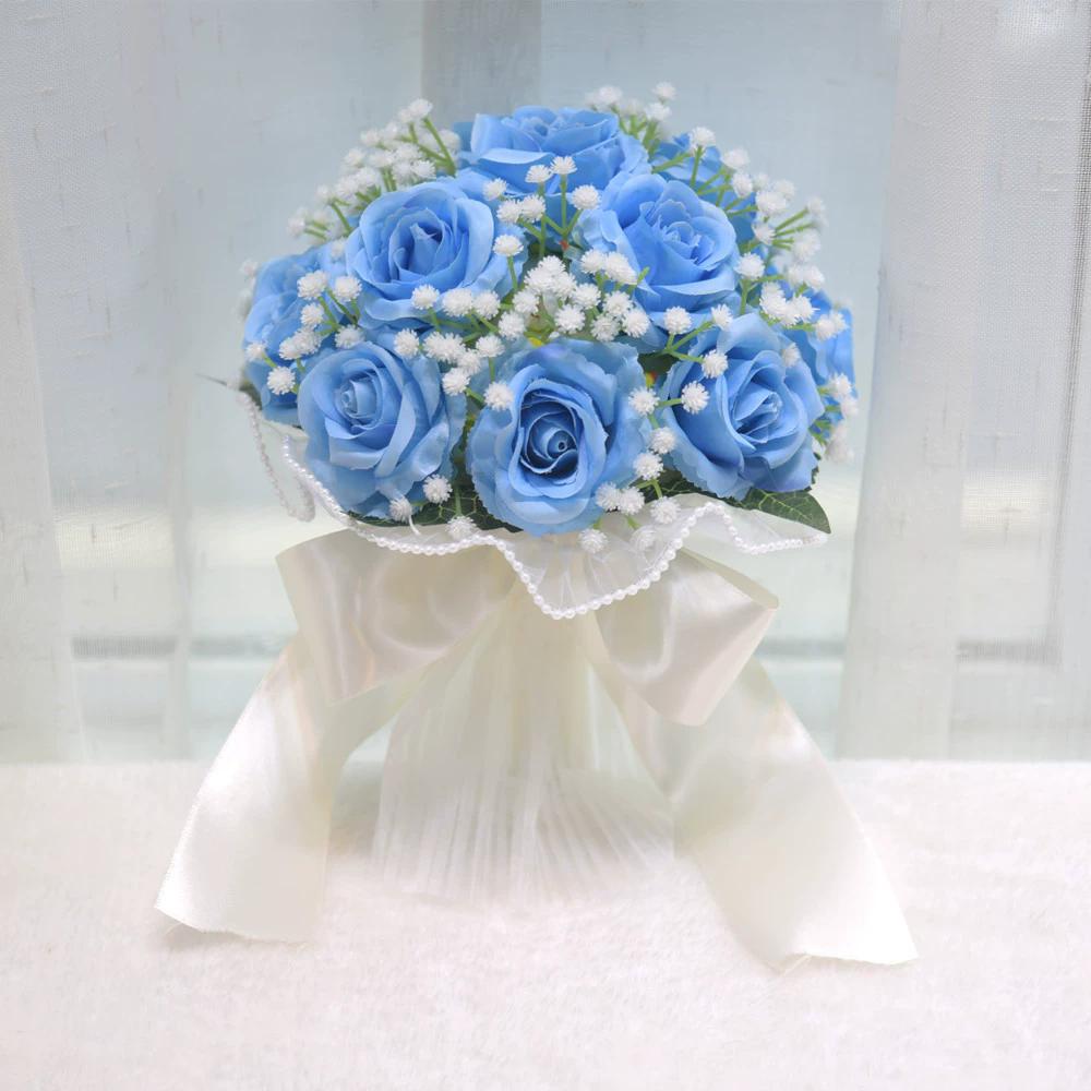 KS-572 Wedding Supplies Artificial Rose Bridal Bouquet