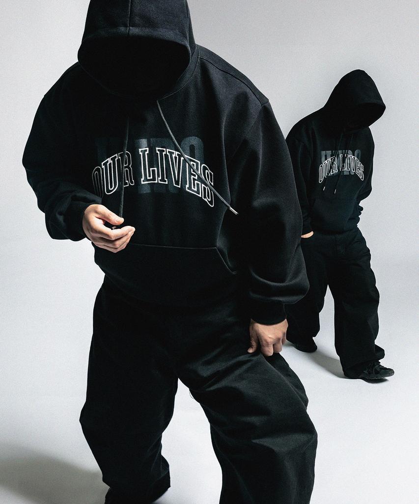 Our Lives Hangang-Ro Logo Hoodie [Black]