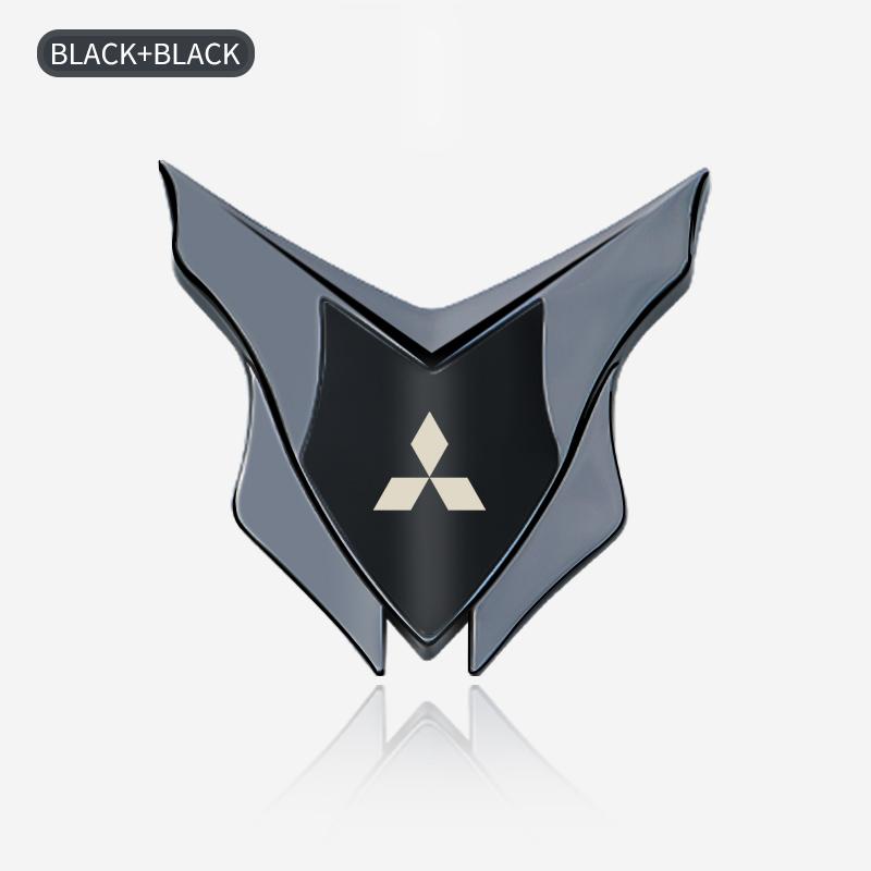 

Car Sticker Shield Shape Emblem Logo Decals For Mitsubishi Outlander Mirage Eclipse Cross Pajero Lancer Space Star Delica Triton чёрный