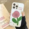 Glitter Tulips Suitable for Apple 16pro Mobile Phone Case IPhone 15 Protective Case 14 Niche High End Sense 13pro