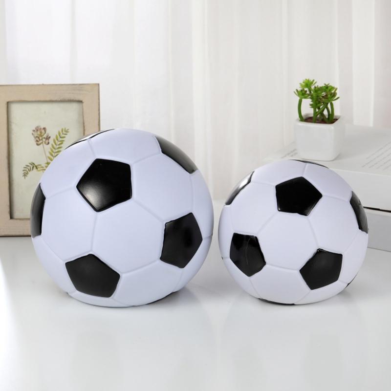Creative Basketball/Soccer Coin Saving Jar Sports Themed Piggy Banks Fashionable Money Organizer Desktops Decorations