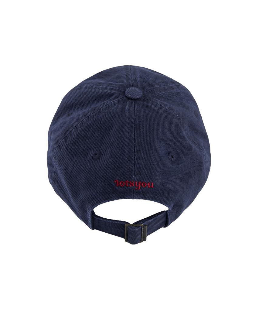 LOTSYOU Lotsyou_With Many Love Ball Cap Navy