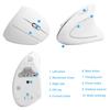 Vertical Mouse USB Wireless   Gaming Rechargble Computer Accessories H1 2.4G