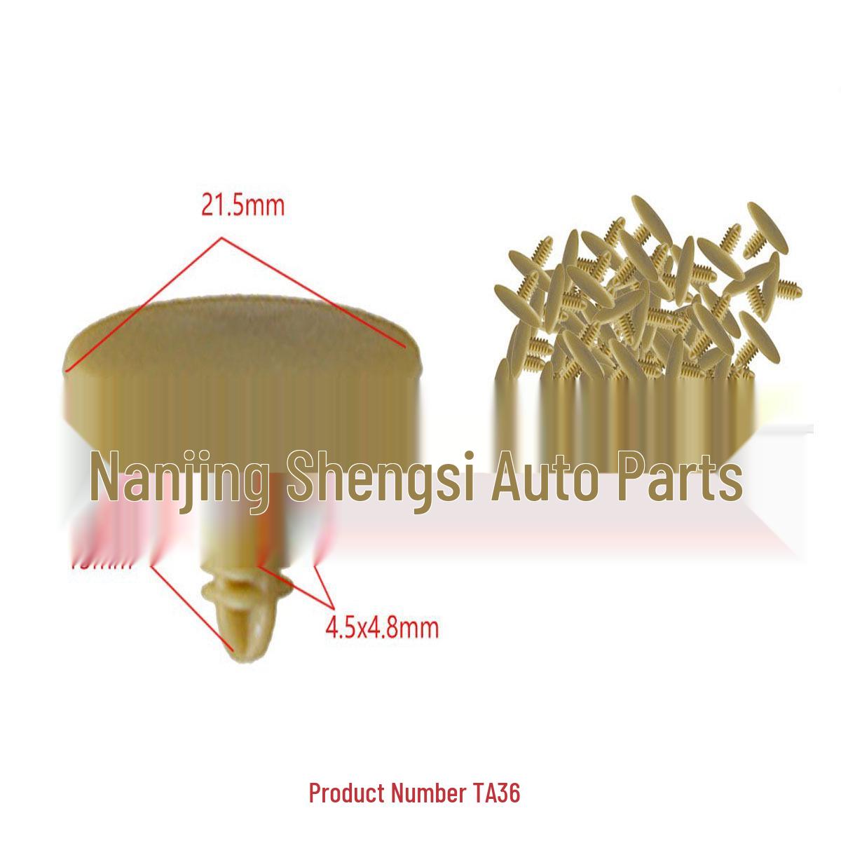 

Nissan Headliner Clip: 13mm Trim Fixing Buckle Accessory. 10000 Units