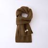 Premium Australian Merino Wool Scarf - Unisex Winter Warmth, Solid Colors