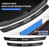 Carbon Fiber Car Trunk Rear Bumper Sticker Guard Plate Protector For X1 X2 X3 X5 X4 X6 X7 G30 G20 G32 G11 G12 F40 F30 F20 F1