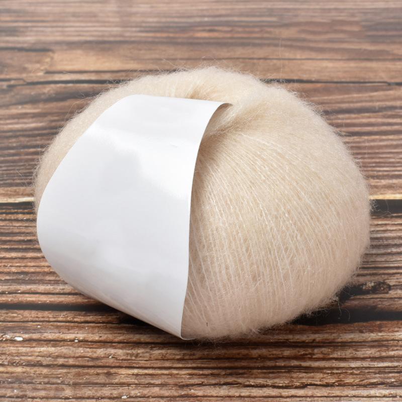 25g/Roll Solid Color Hand Knitting South African Mohair Yarn DIY Luxury Yarn For Crocheting Multiple Options Available