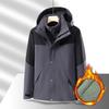 Outdoor Jacket Autumn and Winter Three-in-one Removable Fleece Liner Plus Velvet Thickened Waterproof Jacket