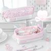 RosyPosy Soft Flip Cloth Pencil Bag 4.0 Ins Wind Large Capacity Pencil Bag Student Large Opening Stationery Bag
