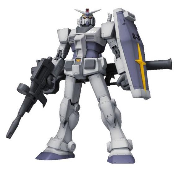 TAMASHII NATIONS EXTENDED MS IN Gundam ACTION!! RX-78-3 G-3